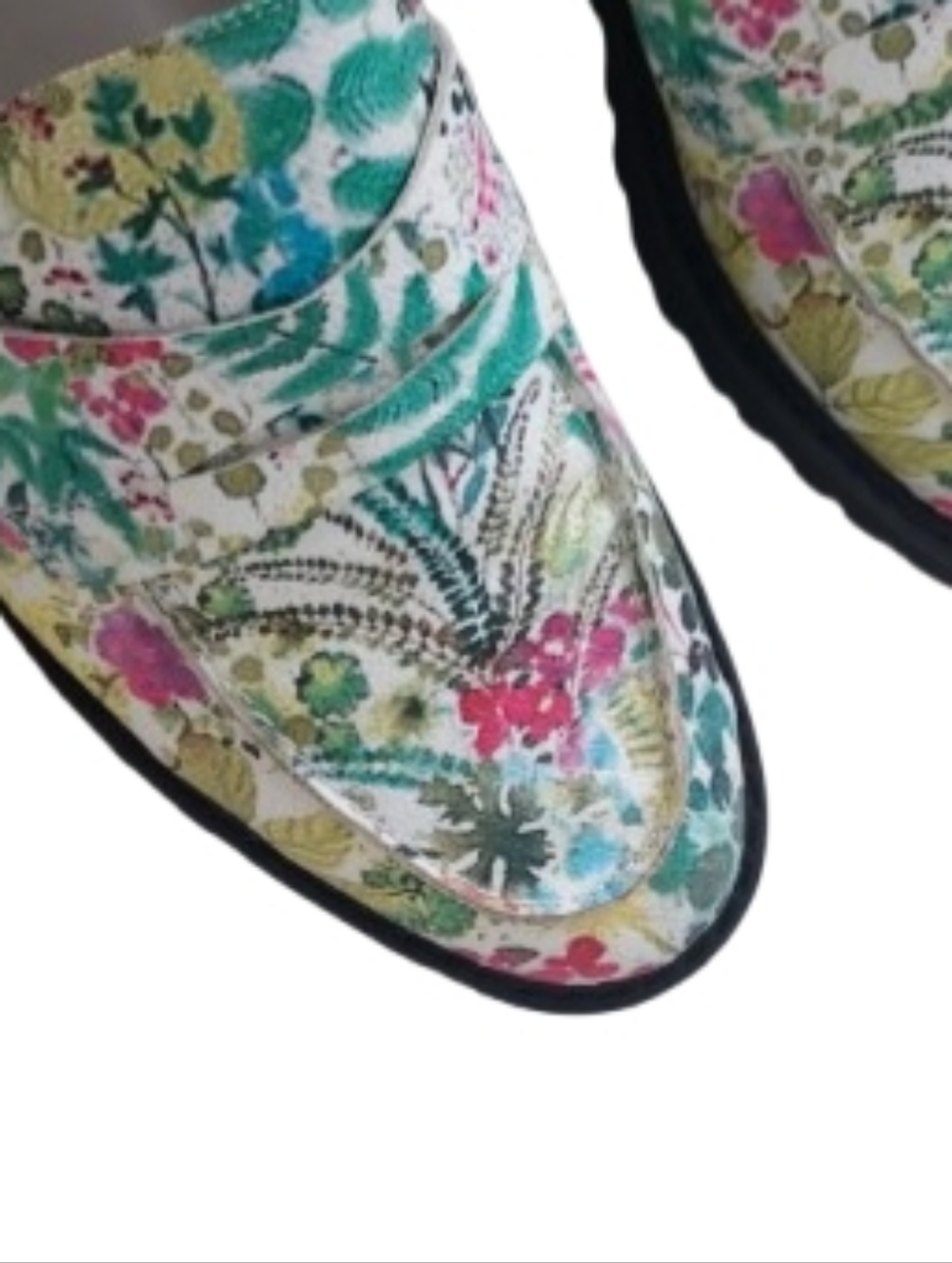 Franco Sarto NEW Cassandra Floral Loafer Slip On Shoes Size 8.5 - Picture 5 of 10